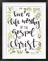 The Gospel of Christ Fine Art Print