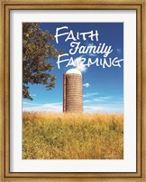 Faith, Family, Farming Silo Fine Art Print
