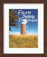 Faith, Family, Farming Silo Fine Art Print