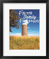 Faith, Family, Farming Silo Fine Art Print