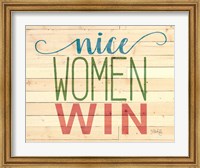 Nice Women Win Fine Art Print
