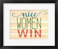 Nice Women Win Fine Art Print
