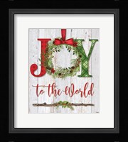 Joy to the World Framed Print