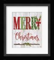 Merry Christmas Framed Print