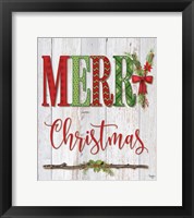 Merry Christmas Framed Print
