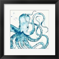 Deep Sea VIII Teal Fine Art Print