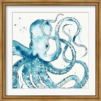 Deep Sea VIII Teal Fine Art Print