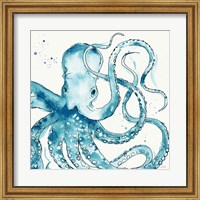Deep Sea VIII Teal Fine Art Print
