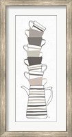 Stack of Cups II Neutral Fine Art Print
