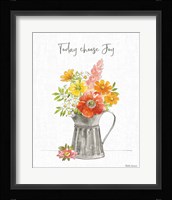 Farmhouse Floral VII Framed Print