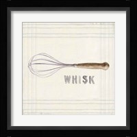 Floursack Kitchen Sign IV Neutral Sq Framed Print