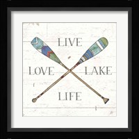 Lake Sketches VI Color Framed Print