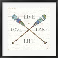 Lake Sketches VI Color Framed Print