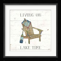Lake Sketches IV Color Framed Print