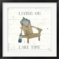 Lake Sketches IV Color Framed Print