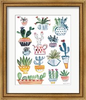Funky Cacti I Summer Fine Art Print