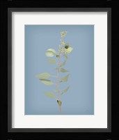 Simple Stems II Blue Crop Fine Art Print