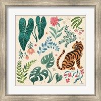 Jungle Love V Cream Fine Art Print