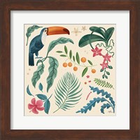 Jungle Love III Cream Fine Art Print