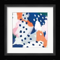 Royal Blue Life II Crop Framed Print