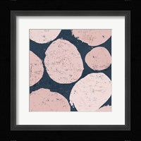 Raw Sienna IX Pink Framed Print