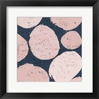 Raw Sienna IX Pink Framed Print