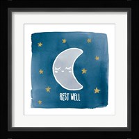 Night Sky Rest Well Framed Print