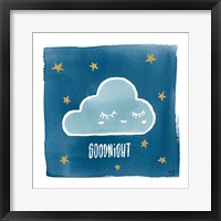 Night Sky Goodnight Framed Print