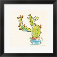 Cacti Garden V Framed Print
