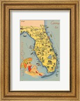 Florida Postcard VI Fine Art Print