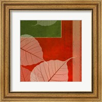 Leaves In Orange 3 Fine Art Print