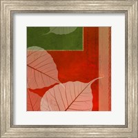 Leaves In Orange 3 Fine Art Print