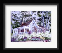 Coastal Blue and White Fine Art Print