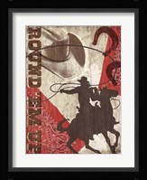 Round 'Em Up Framed Print