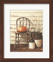 Pumpkin & Chair Fine Art Print