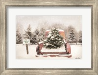 Rustic Christmas Trees Fine Art Print