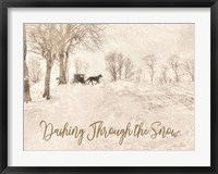 Dashing Through the Snow Fine Art Print