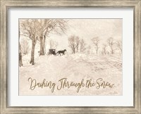 Dashing Through the Snow Fine Art Print