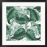 Monstea Leaves Pattern Fine Art Print