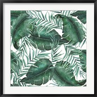 Monstea Leaves Pattern Fine Art Print
