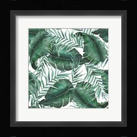 Monstea Leaves Pattern Fine Art Print