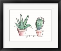 You and Me Cactus Fine Art Print