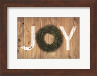 Joy Cedar Wreath Fine Art Print