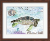 Swimming Sea Turtle Fine Art Print