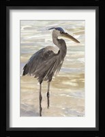 Heron in Water Fine Art Print