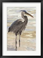 Heron in Water Fine Art Print