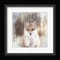 Enchanted Winter Fox Framed Print