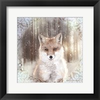 Enchanted Winter Fox Framed Print