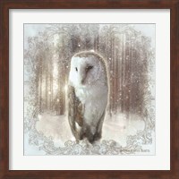 Enchanted Winter Owl Fine Art Print