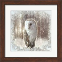 Enchanted Winter Owl Fine Art Print